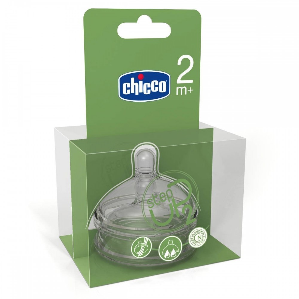Chicco 2 Tétines Step Up 2 - 2 m+