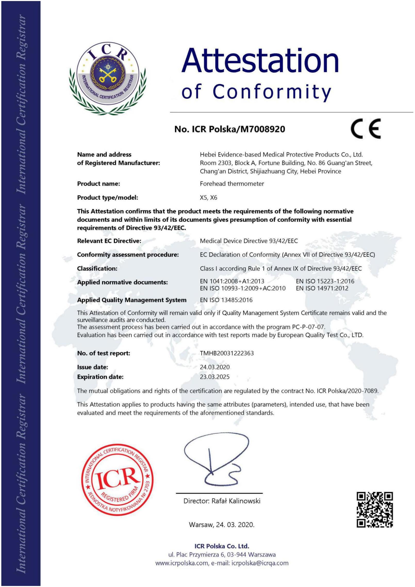 Surezen Thermomètre frontal infrarouge sans contact – Image 3