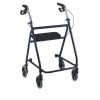 Rollator 4 roues en acier avec siège
