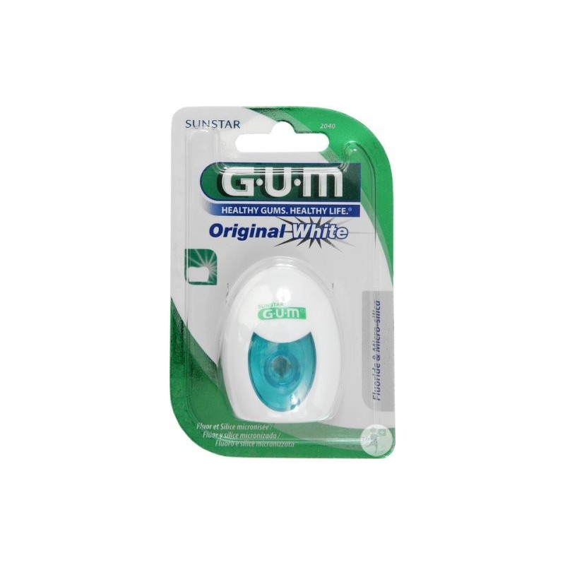 Gum - original white Fil dentaire blanchissant 30m