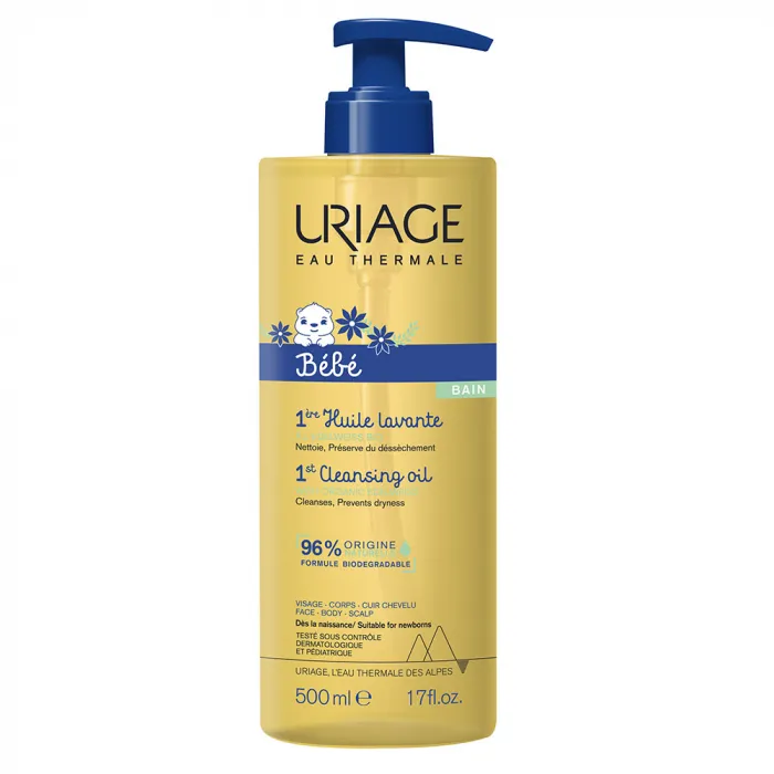 1ère Huile Lavante Protectrice - Visage, Corps et Cheveux - Tous Types de Peaux, 500ml