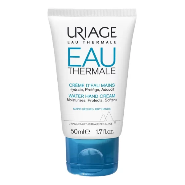 Uriage EAU THERMALE - Crème d'Eau Mains Hydratante - Peaux Sèches, 50ml