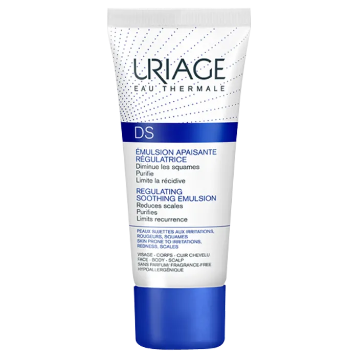 Uriage DS - Émulsion Apaisante Régulatrice - Visage, Corps et Cuir ...