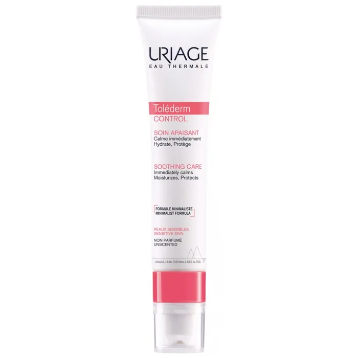 Uriage TOLEDERM CONTROL - Soin Apaisant - Visage - Peaux Sensibles, 40ml