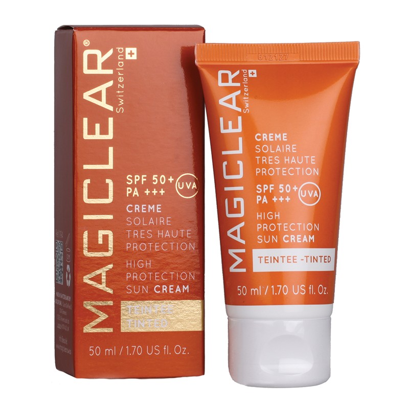 Magiclear Crème Solaire Teintée Très Haute Protection SPF 50+ PA+++