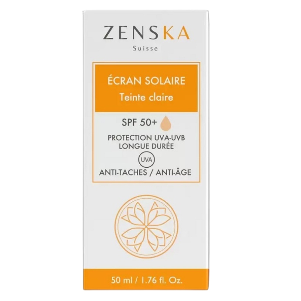Zenska Écran Solaire Anti-Âge & Anti-Taches Teinte Claire Spf50+ – 50ml