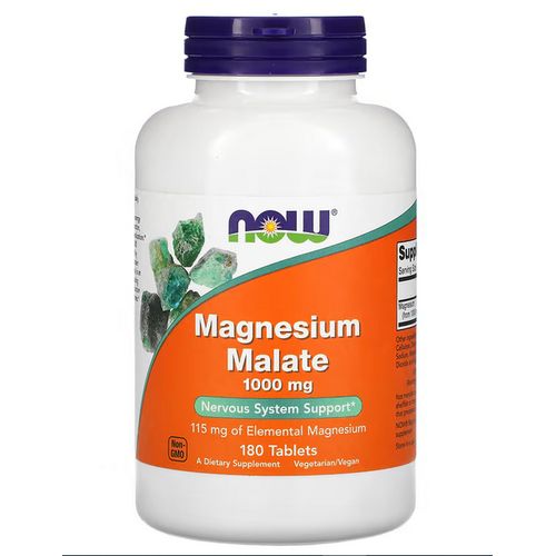 Now Foods Malate de magnesium 1000 mg
