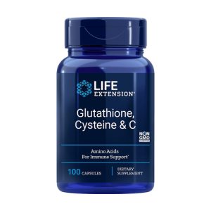 Life Extension Glutathione Cysteine & Vitamine C 100 capsules