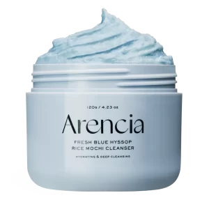 Arencia Fresh Blue Hyssop Rice Mochi Cleanser