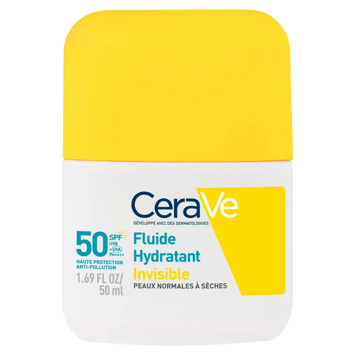 CeraVe Fluide Hydratant Invisible,Peaux Normales à Sèches
