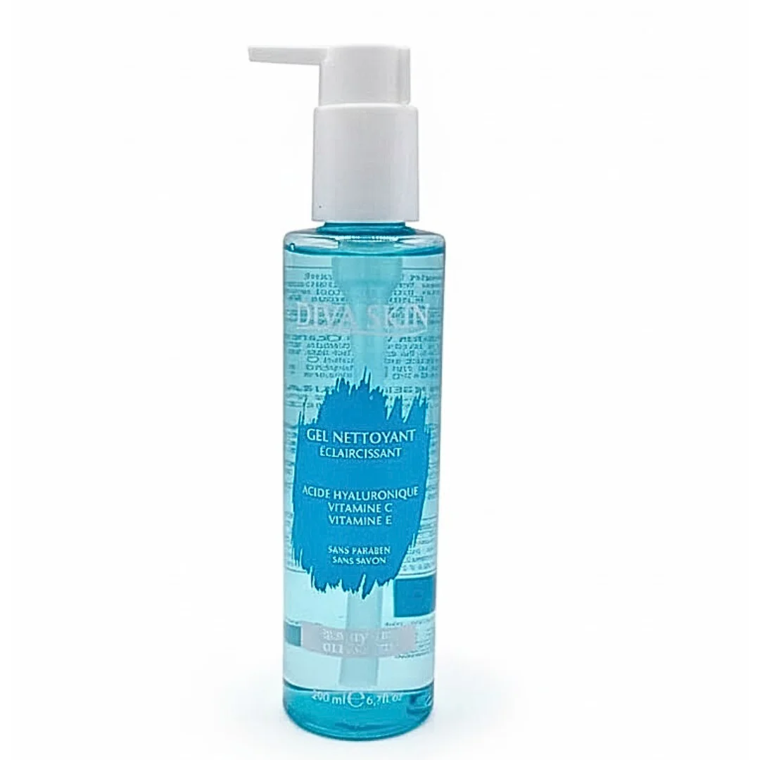 DIVA SKIN Gel Nettoyant Éclaircissant 200ml Purifiant Unifiant