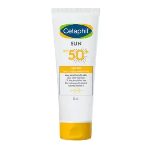 CETAPHIL SUN LIGHT GEL SPF 50+ PEAUX SENSIBLE ET GRASSE 100ML