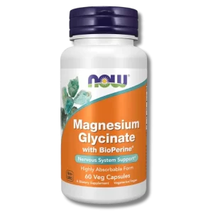 Now Foods - Magnesium Glycinate, 60 Comprimés
