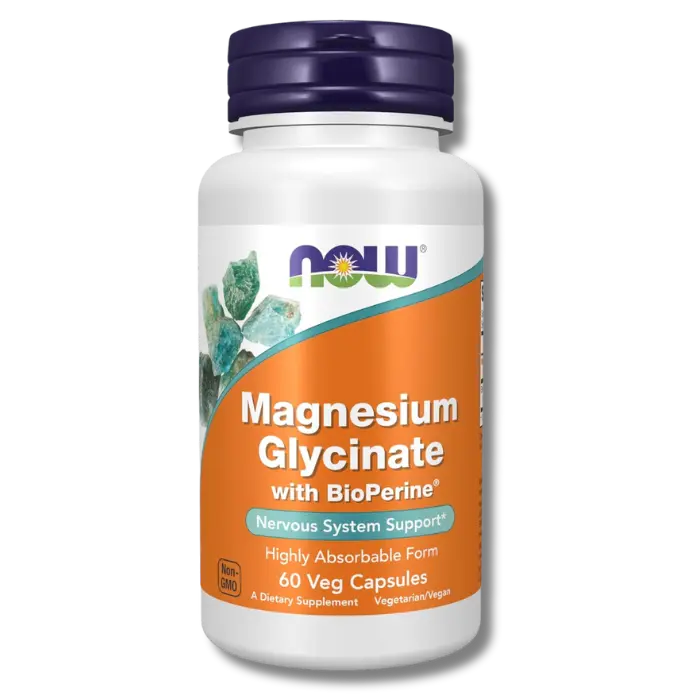 Now Foods - Magnesium Glycinate, 60 Comprimés